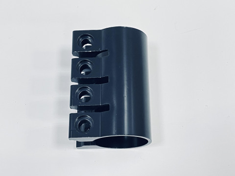 Хомут рулевой на 4 болта, для трюковых самокатов, код 78139