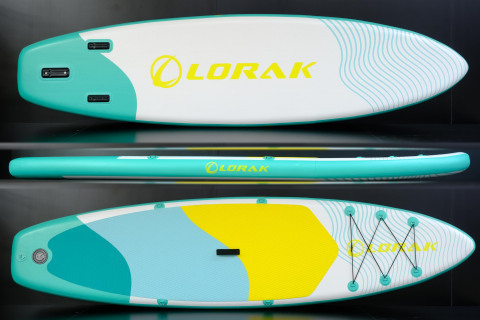 Сапборд Lorak 902 (335*84*15) бело-жёлтый, код 77902