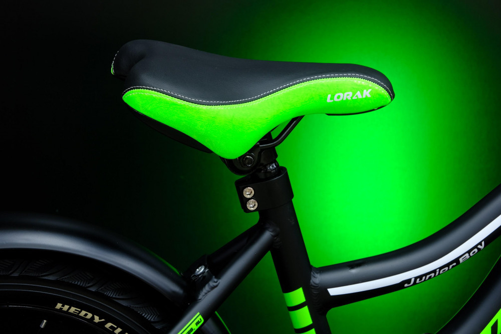 Lorak Junior 14 Boy Матовый Чёрный/Зелёный