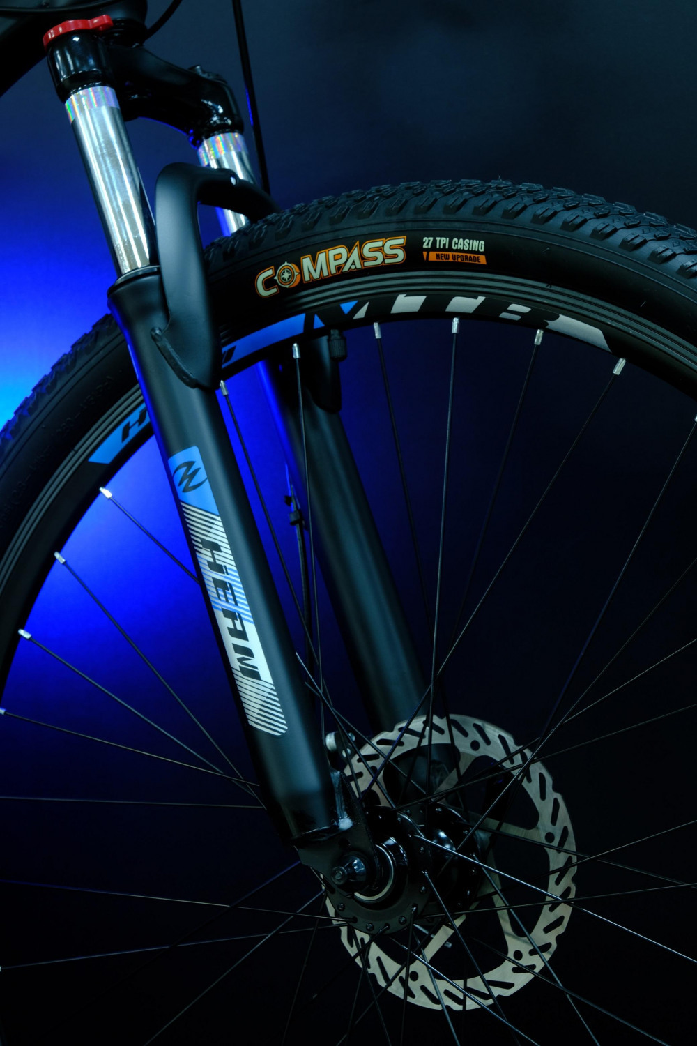 HEAM ALPHA 29 Prom Матовый Чёрный/Синий рама 19 (на рост 171-182)