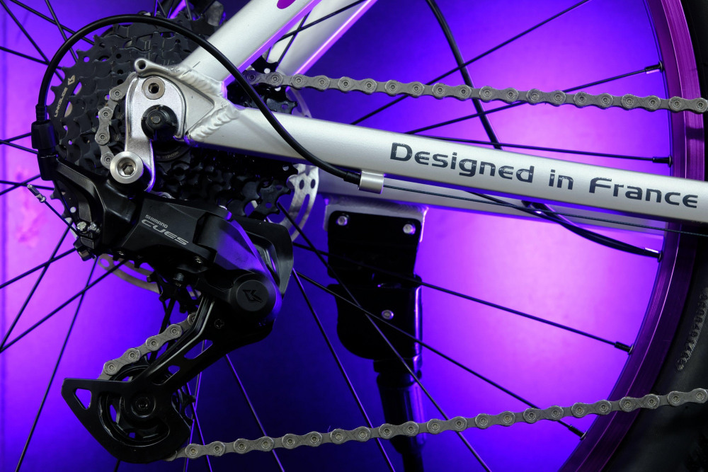 LORAK GLORY 400 9 sp Матовый Серебристый/Фиолетовый 19р (на рост 171-182)